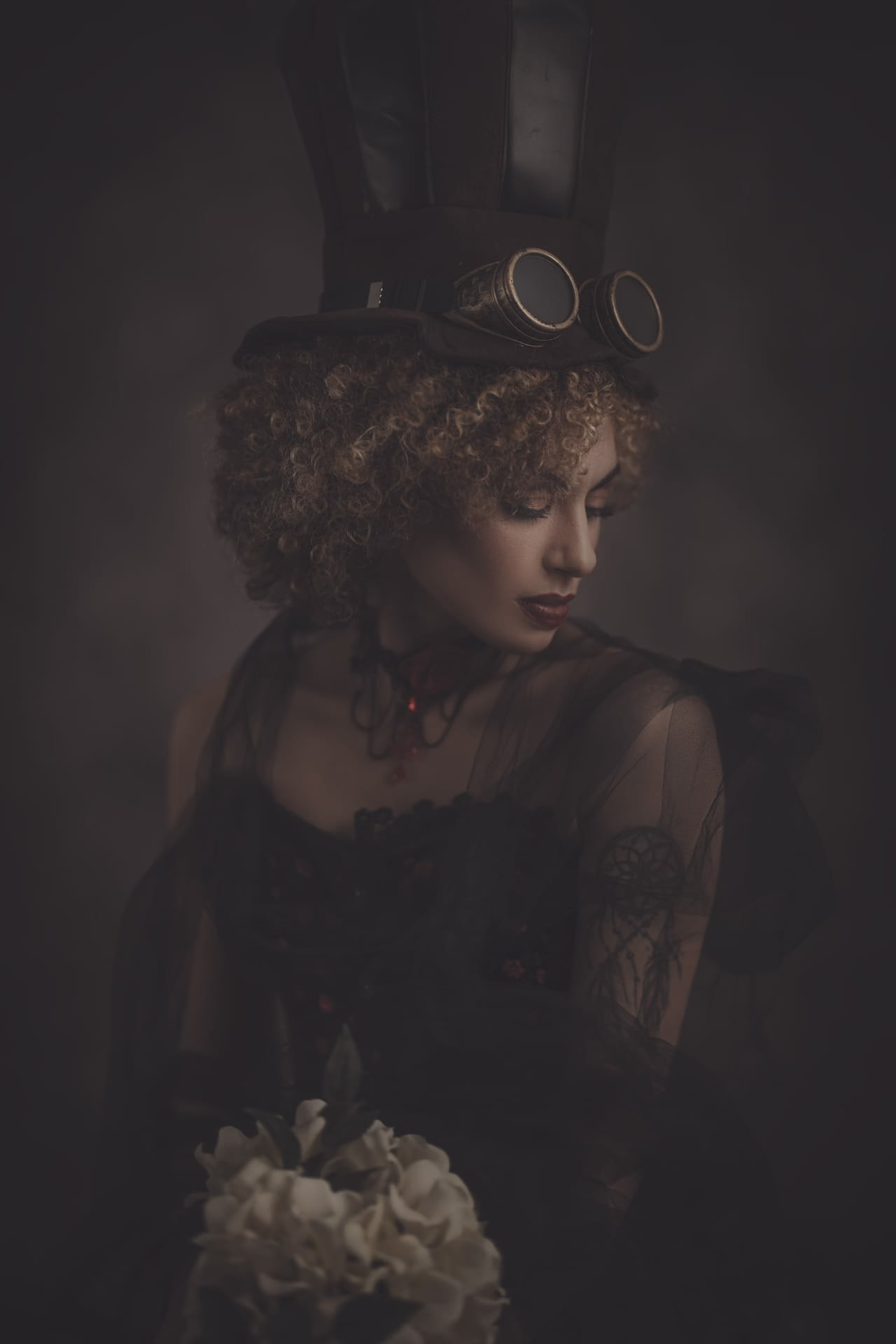 Monochrome conceptual portrait by Michele Belloni