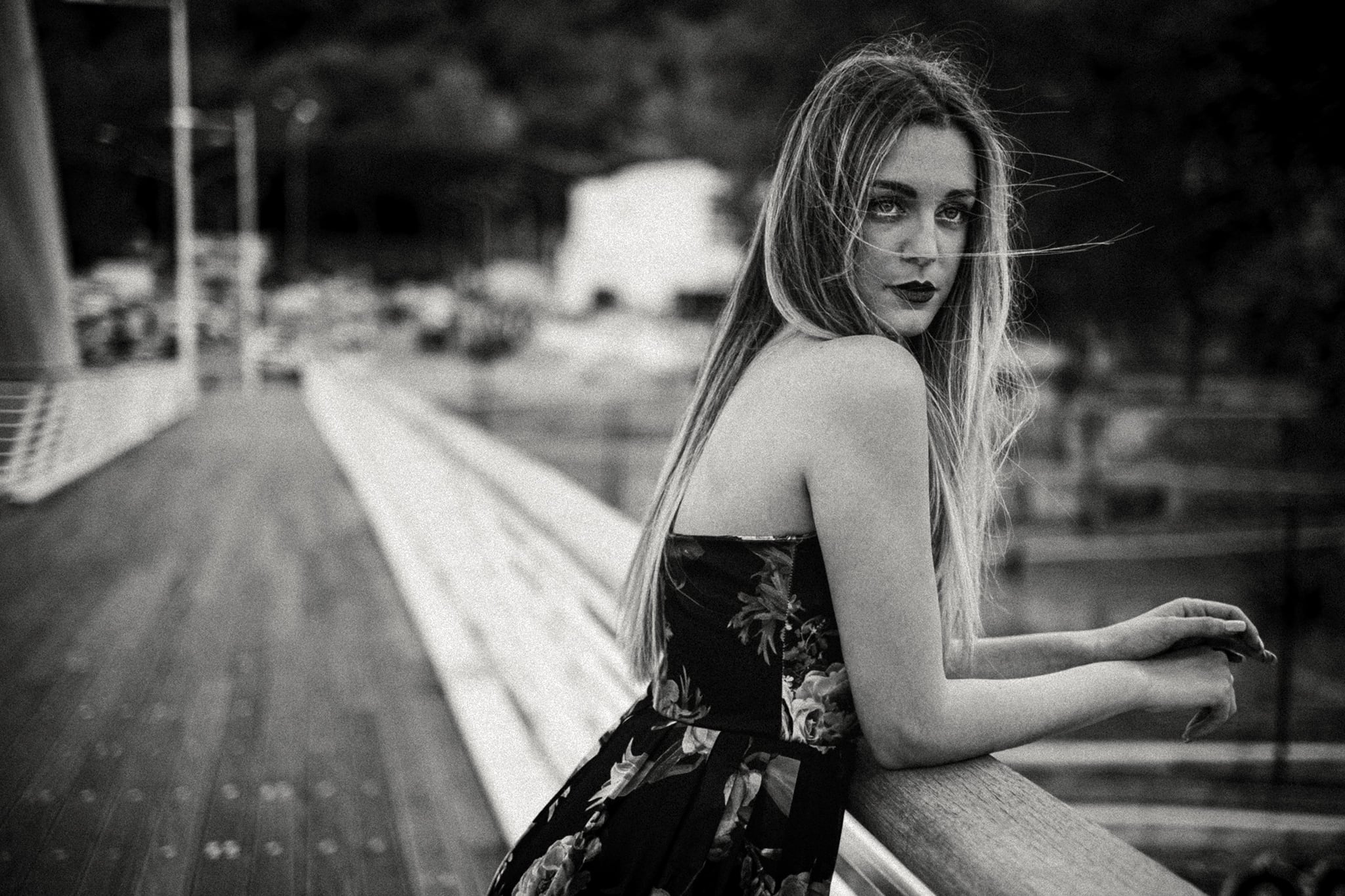 Monochrome conceptual portrait by Michele Belloni